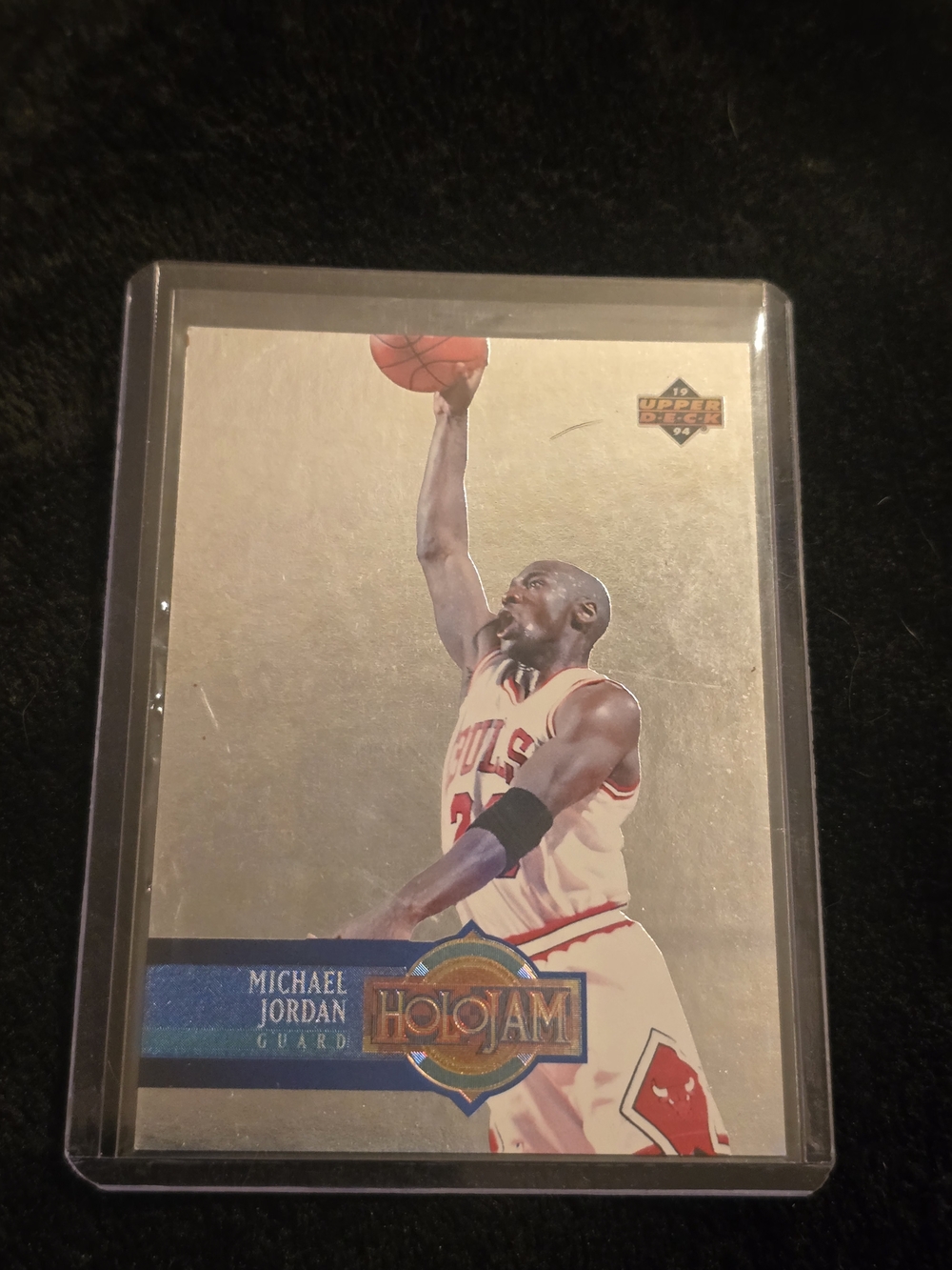RARE PRINT Michael Jordan HoloJam Basketball Card - Chicago Bulls